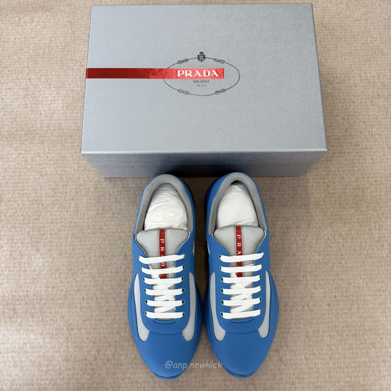 Prada Americas Cup Icon Soft Blue Sneakers (5) - www.kitistry.com