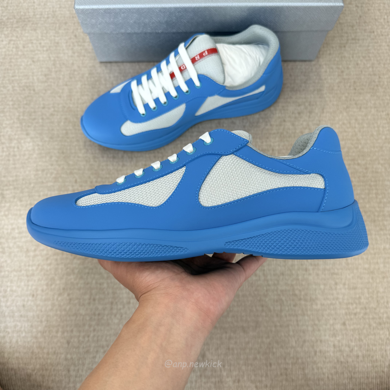 Prada Americas Cup Icon Soft Blue Sneakers (6) - www.kitistry.com