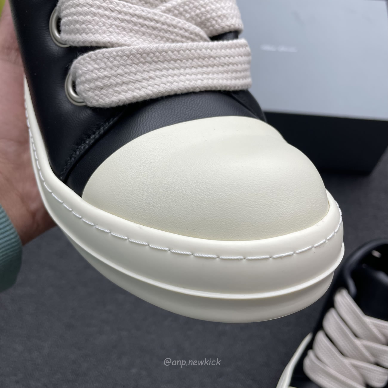 Rick Owens Jumbo Lace Padded Sneaks Low Black Acid Milk Ru02c7893 (17) - www.kitistry.com Rick Owens Jumbo Lace Padded Sneaks Low Black Acid Milk Ru02c7893 (17) - www.kitistry.com