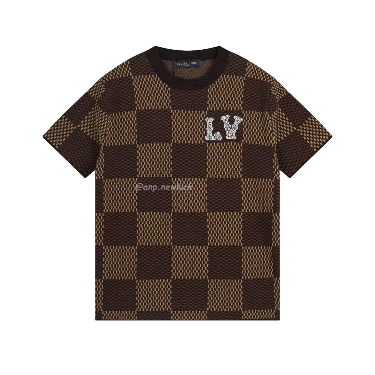 Louis Vuitton Round Necked Checkerboard T Shirt (3) - www.kitistry.com Louis Vuitton Round Necked Checkerboard T Shirt (3) - www.kitistry.com