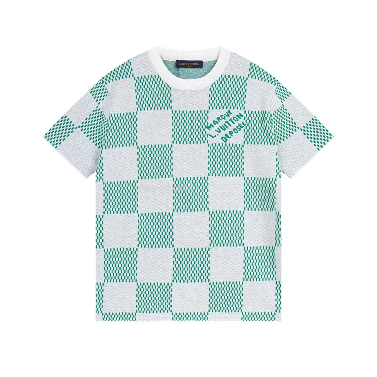 Louis Vuitton Round Necked Checkerboard T Shirt (6) - www.kitistry.com Louis Vuitton Round Necked Checkerboard T Shirt (6) - www.kitistry.com