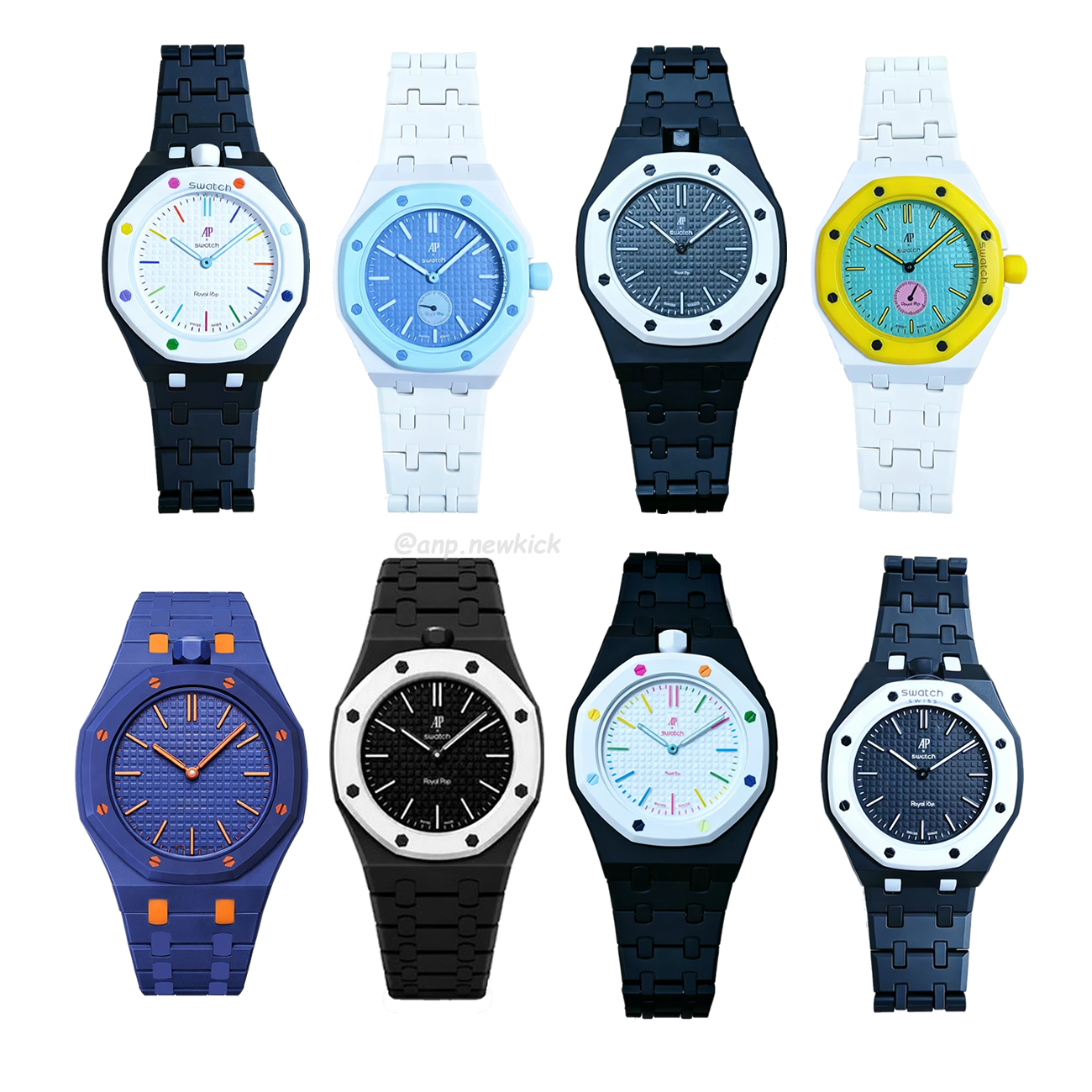 Audemars Piguet X Swatch Royal Pop Collection Watches (1) - www.kitistry.com Audemars Piguet X Swatch Royal Pop Collection Watches (1) - www.kitistry.com