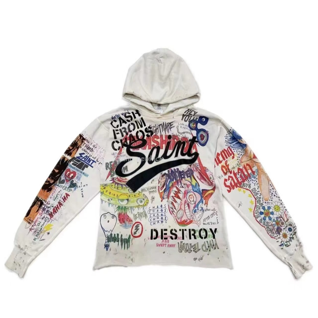 Saint Michael Graff Pullover Hoodie Murakami Takashi Graffiti Loose Hooded Sweatshirt Ins S Xl (9) - www.kitistry.com Saint Michael Graff Pullover Hoodie Murakami Takashi Graffiti Loose Hooded Sweatshirt Ins S Xl (9) - www.kitistry.com