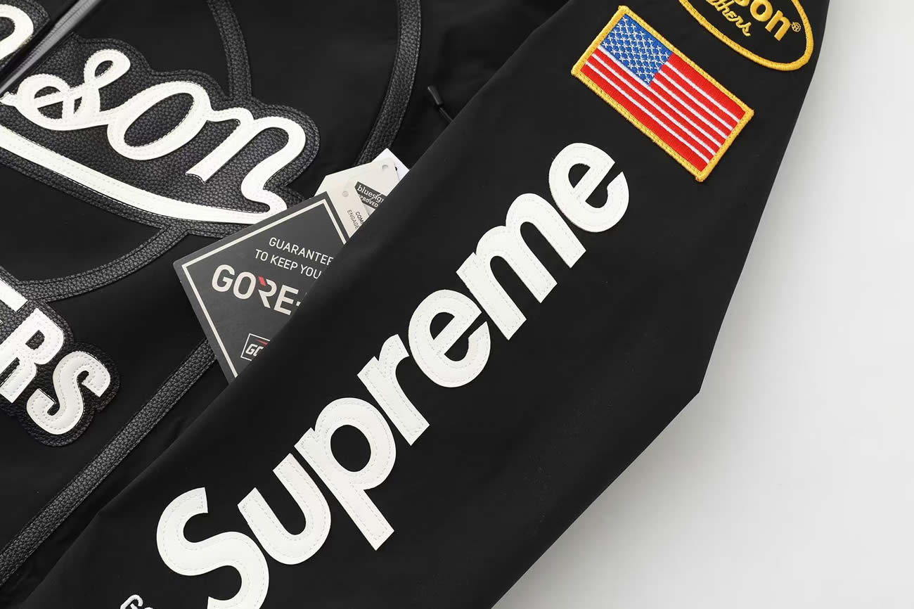 Supreme Vanson Leathers Gore Tex Shell Jacket Black Blue White Fw25 (15) - www.kitistry.com Supreme Vanson Leathers Gore Tex Shell Jacket Black Blue White Fw25 (15) - www.kitistry.com