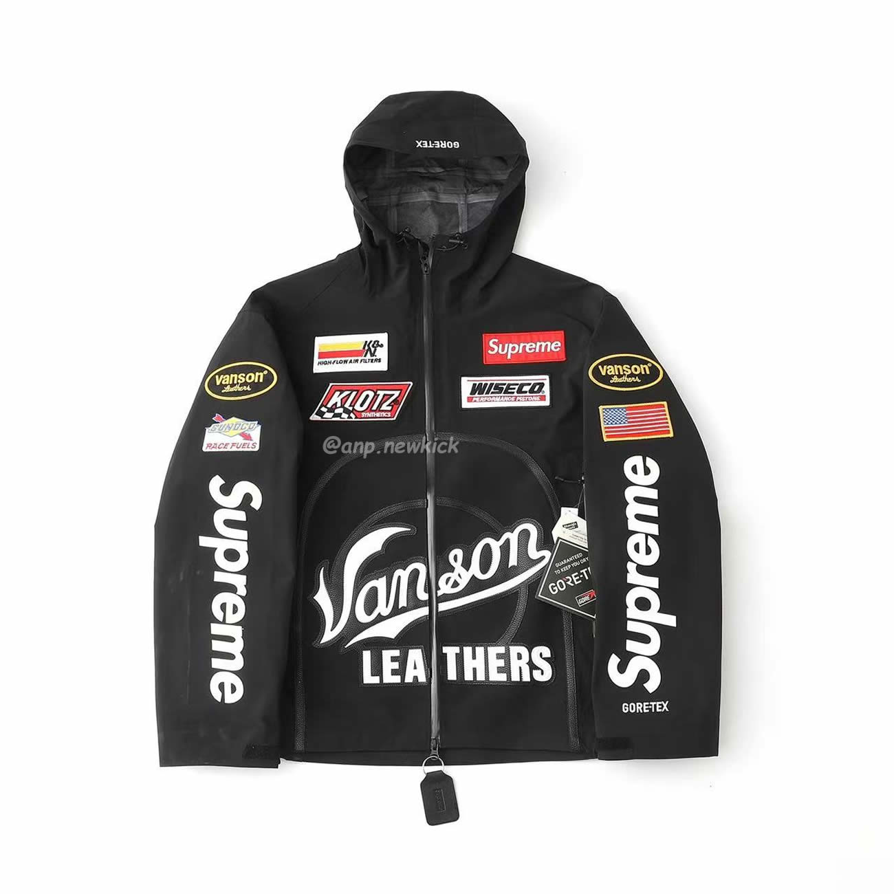 Supreme Vanson Leathers Gore Tex Shell Jacket Black Blue White Fw25 (7) - www.kitistry.com Supreme Vanson Leathers Gore Tex Shell Jacket Black Blue White Fw25 (7) - www.kitistry.com