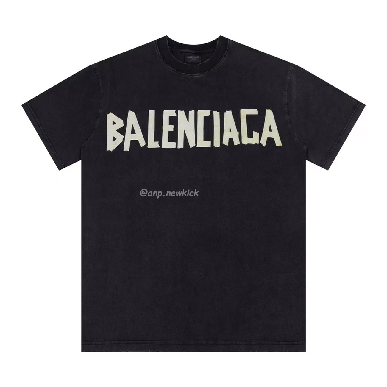 Balenciaga Tape Type T Shirt Black (1) - www.kitistry.com Balenciaga Tape Type T Shirt Black (1) - www.kitistry.com