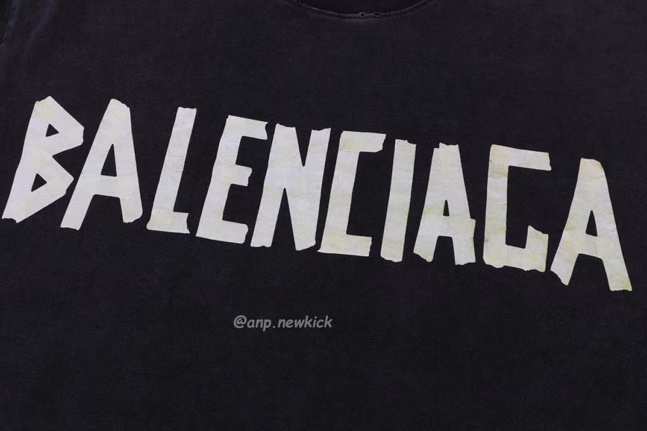 Balenciaga Tape Type T Shirt Black (4) - www.kitistry.com Balenciaga Tape Type T Shirt Black (4) - www.kitistry.com
