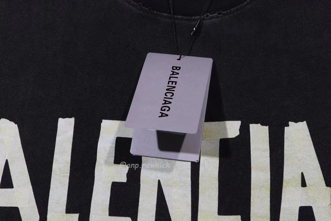 Balenciaga Tape Type T Shirt Black (6) - www.kitistry.com Balenciaga Tape Type T Shirt Black (6) - www.kitistry.com