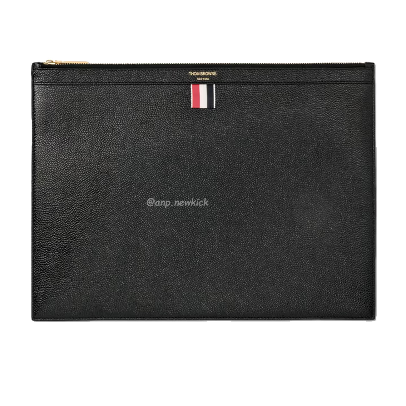 Thom Browne Logo Stamp Leather Document Holder (1) - www.kitistry.com Thom Browne Logo Stamp Leather Document Holder (1) - www.kitistry.com