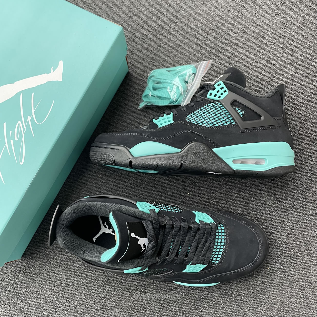 Air Jordan 4 Retro Tiffany Black Green (5) - www.kitistry.com Air Jordan 4 Retro Tiffany Black Green (5) - www.kitistry.com