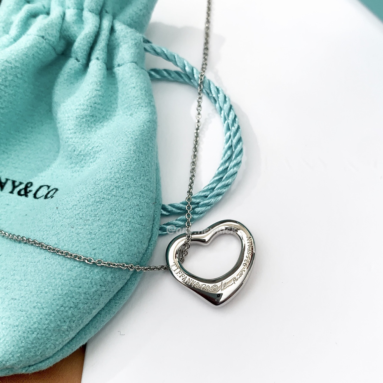 Tiffany Sterling Floating Heart Pendant Necklace (5) - www.kitistry.com Tiffany Sterling Floating Heart Pendant Necklace (5) - www.kitistry.com