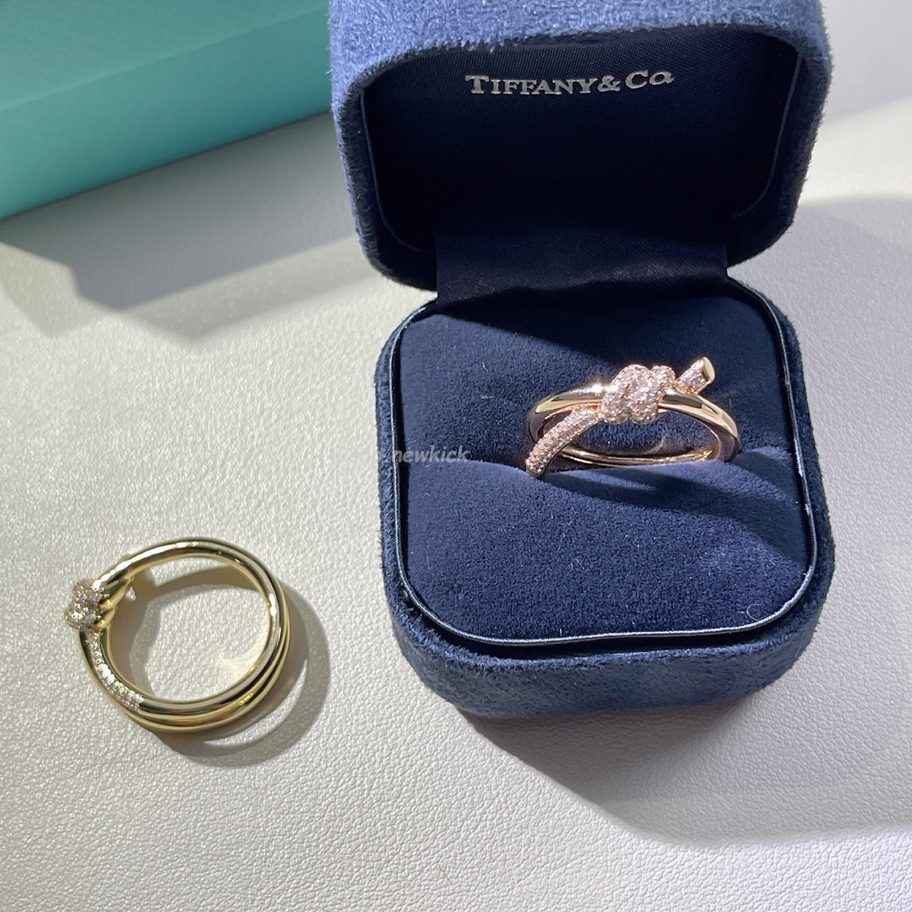 Tiffany T Rose Gold Diamond Double Row Ring (5) - www.kitistry.com Tiffany T Rose Gold Diamond Double Row Ring (5) - www.kitistry.com
