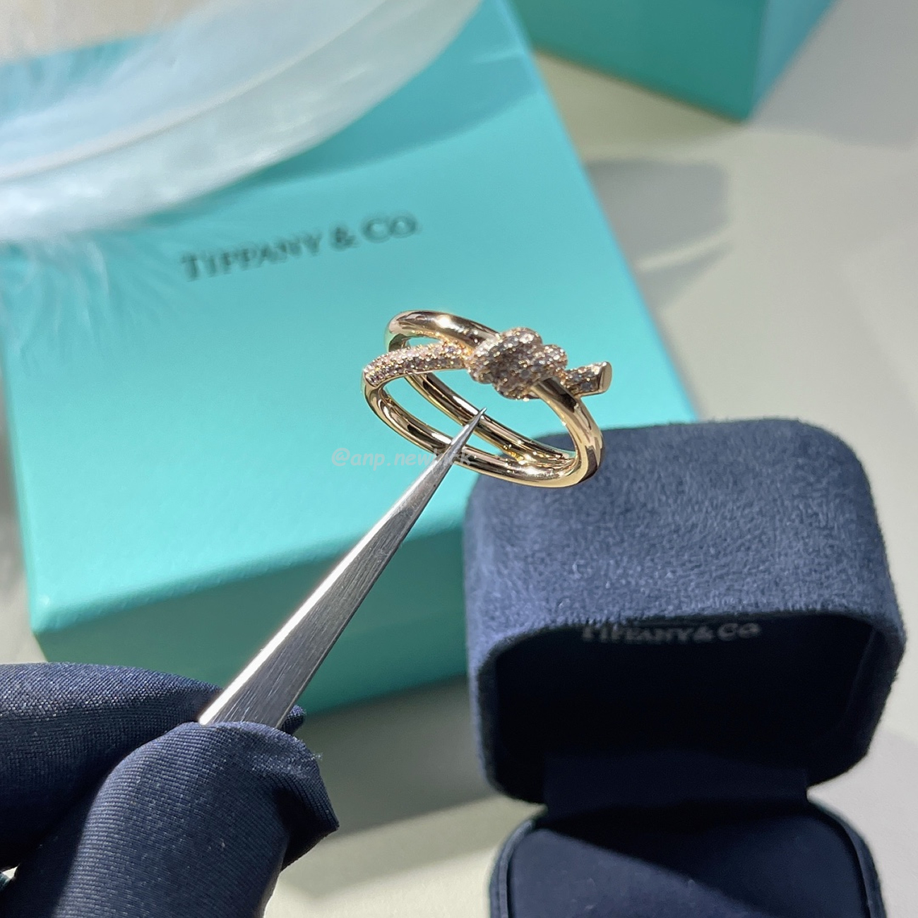 Tiffany T Rose Gold Diamond Double Row Ring (7) - www.kitistry.com Tiffany T Rose Gold Diamond Double Row Ring (7) - www.kitistry.com