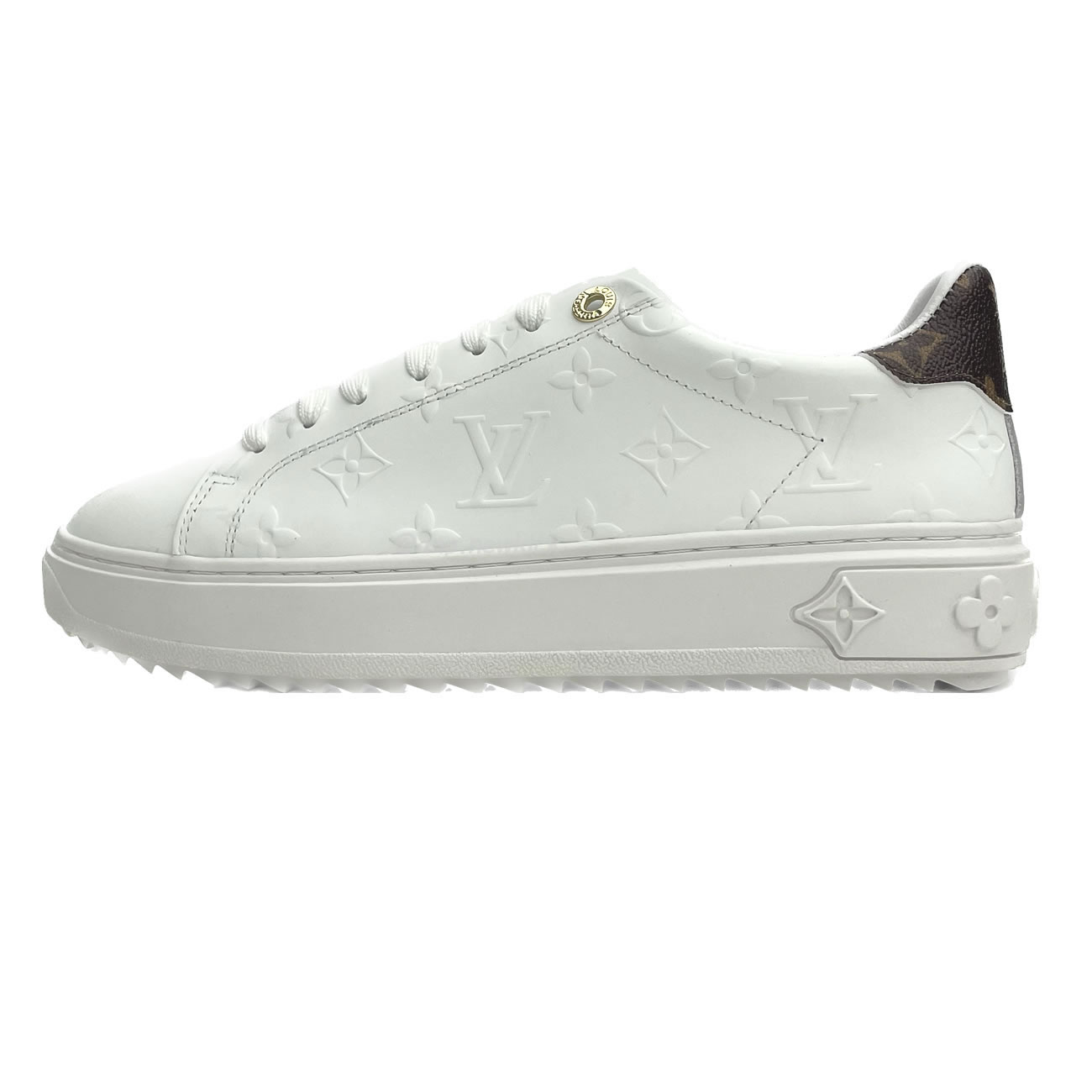 Louis Vuitton Time Out Debossed Monogram Leather White (1) - www.kitistry.com Louis Vuitton Time Out Debossed Monogram Leather White (1) - www.kitistry.com