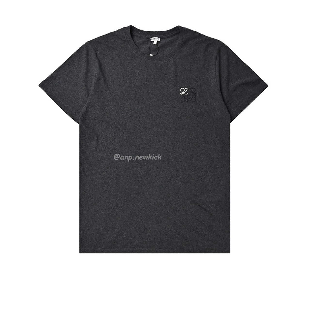 Loewe 24ss Two Tone Embroidered Logo Dark Gray Short Sleeved T Shirt (1) - www.kitistry.com Loewe 24ss Two Tone Embroidered Logo Dark Gray Short Sleeved T Shirt (1) - www.kitistry.com