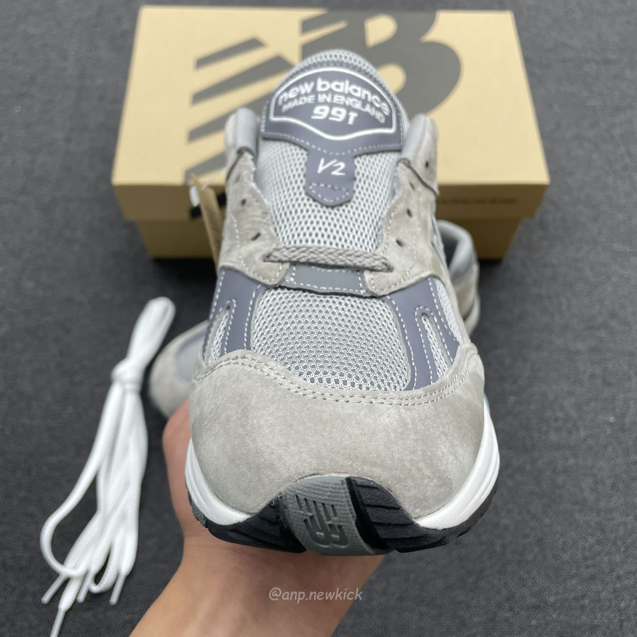 New Balance 991v2 Miuk Rock Ridge Grey U991gl2 (2) - www.kitistry.com