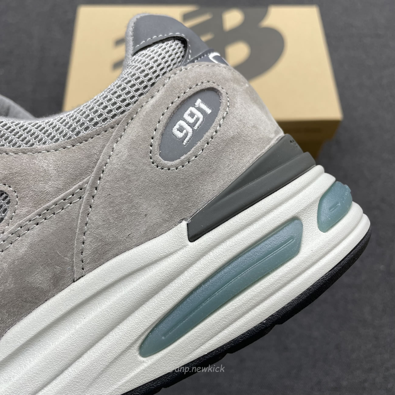 New Balance 991v2 Miuk Rock Ridge Grey U991gl2 (8) - www.kitistry.com