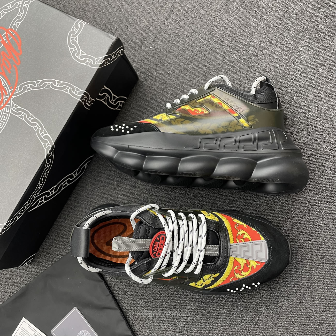 Versace Chain Reaction Sneaker (8) - www.kitistry.com