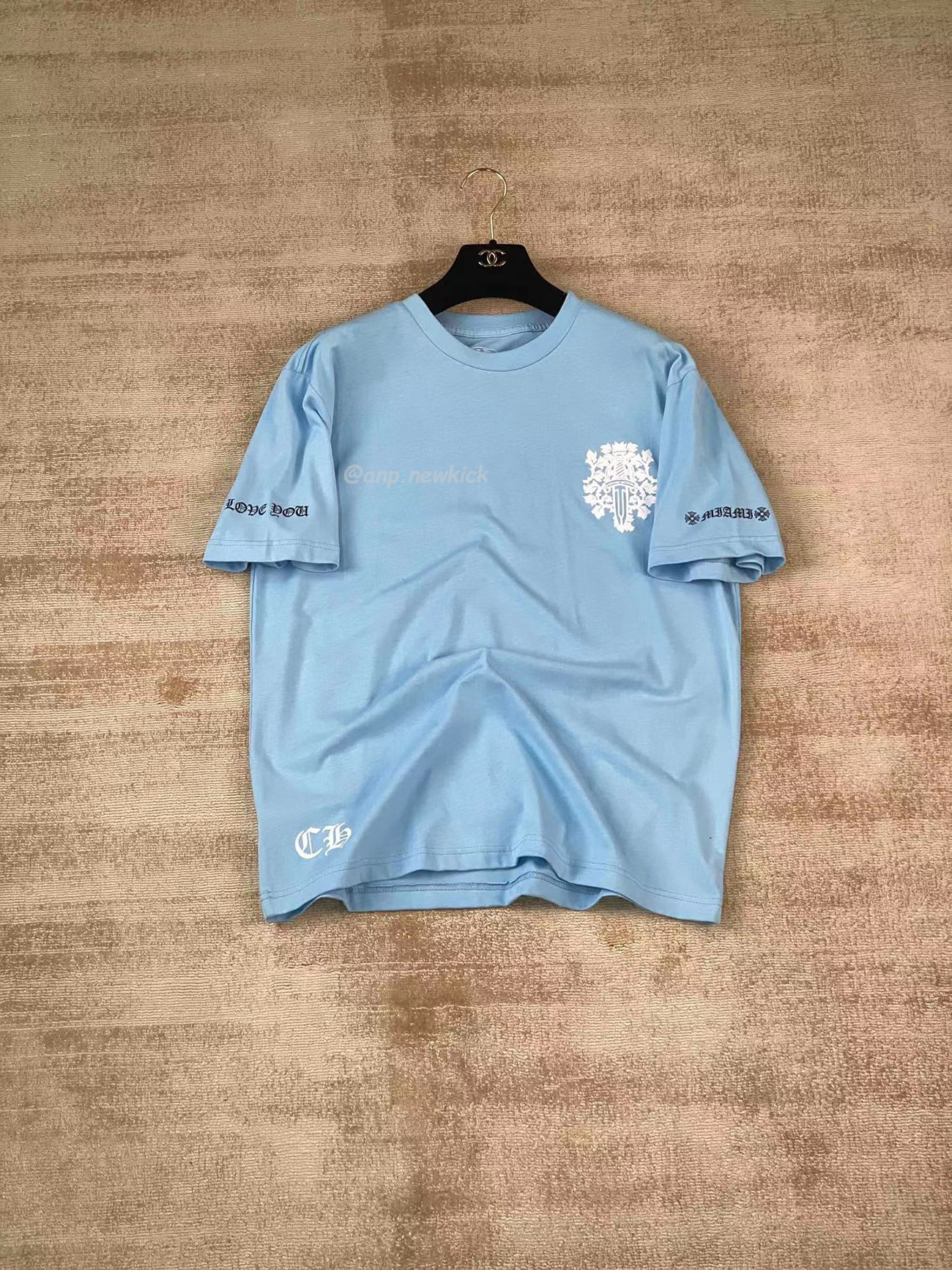 Chrome Hearts Vine Dagger T Shirt Baby Blue (10) - www.kitistry.com Chrome Hearts Vine Dagger T Shirt Baby Blue (10) - www.kitistry.com