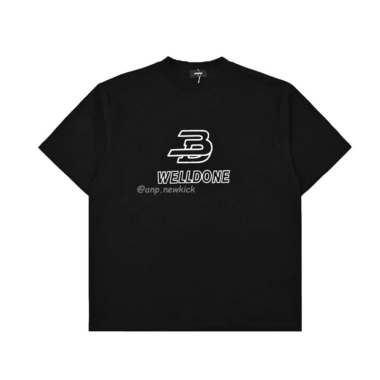 Welldone Letter Printing Black White T Shirt (3) - www.kitistry.com Welldone Letter Printing Black White T Shirt (3) - www.kitistry.com