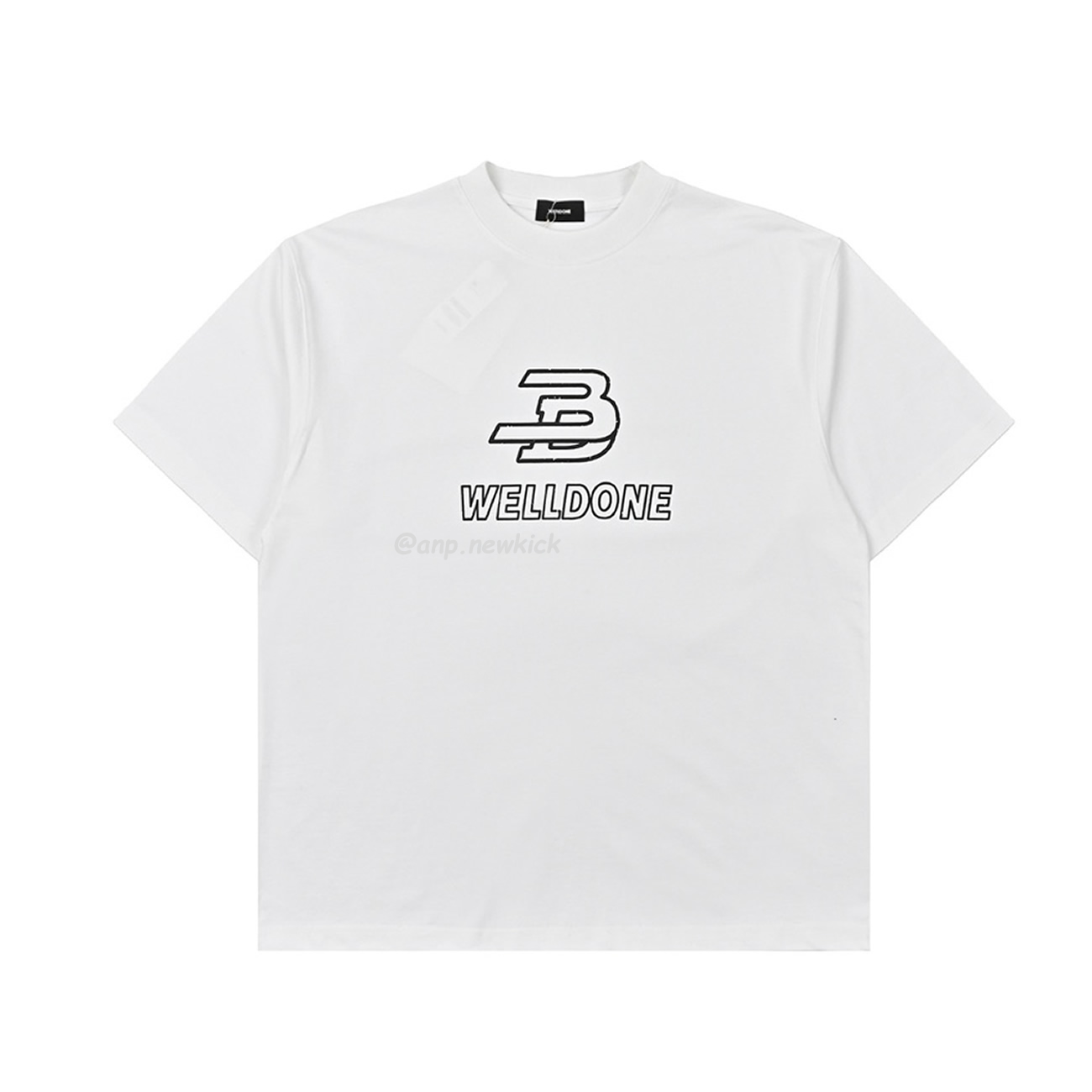 Welldone Letter Printing Black White T Shirt (4) - www.kitistry.com Welldone Letter Printing Black White T Shirt (4) - www.kitistry.com