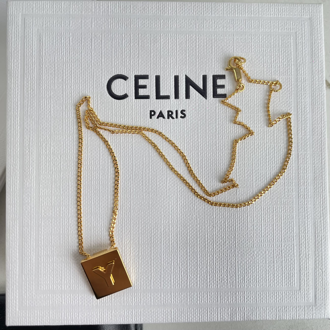 Celine Gold Brass Alphabet Y Neck Chain (3) - www.kitistry.com Celine Gold Brass Alphabet Y Neck Chain (3) - www.kitistry.com