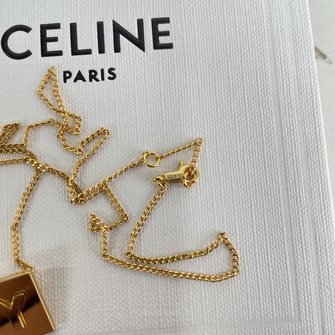 Celine Gold Brass Alphabet Y Neck Chain (7) - www.kitistry.com Celine Gold Brass Alphabet Y Neck Chain (7) - www.kitistry.com