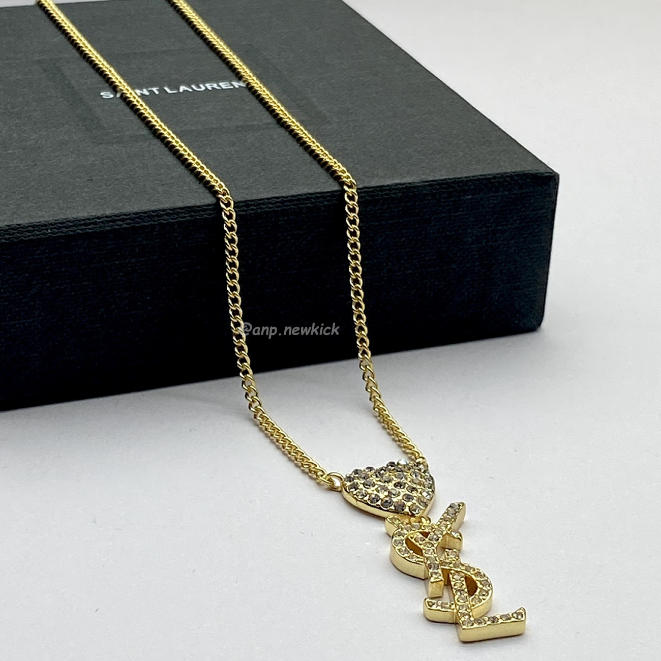 Saint Laurent Heart Charm Necklace (2) - www.kitistry.com Saint Laurent Heart Charm Necklace (2) - www.kitistry.com