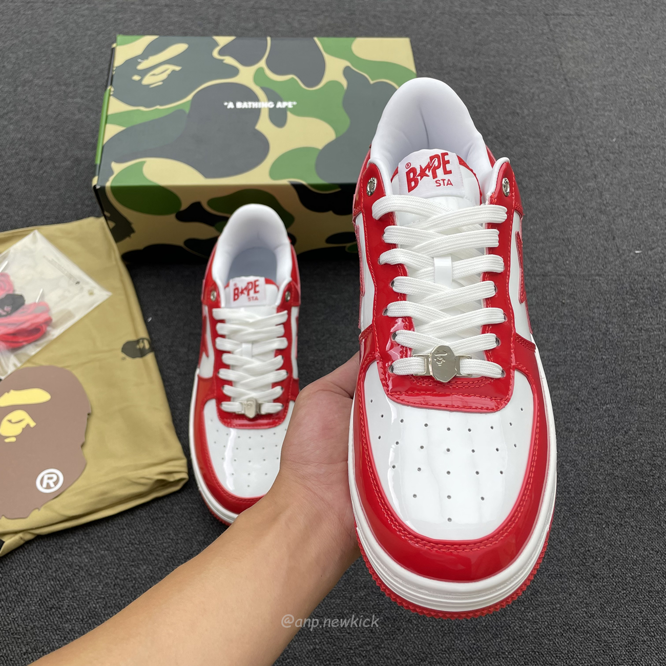 A Bathing Ape Bape Sta Patent Leather White Red 1i70 291 021 (5) - www.kitistry.com A Bathing Ape Bape Sta Patent Leather White Red 1i70 291 021 (5) - www.kitistry.com