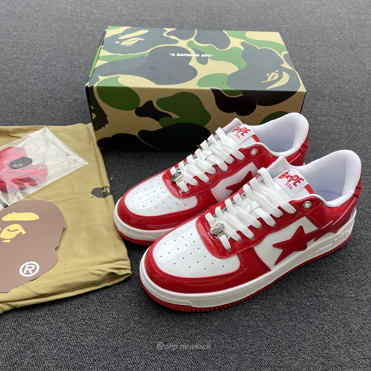 A Bathing Ape Bape Sta Patent Leather White Red 1i70 291 021 (6) - www.kitistry.com A Bathing Ape Bape Sta Patent Leather White Red 1i70 291 021 (6) - www.kitistry.com