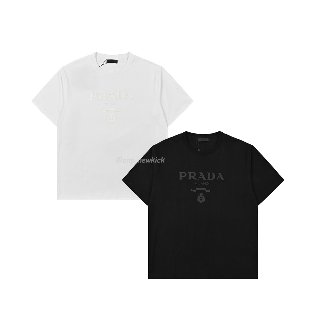 Prada Raised Logo Round Neck T Shirt (1) - www.kitistry.com Prada Raised Logo Round Neck T Shirt (1) - www.kitistry.com