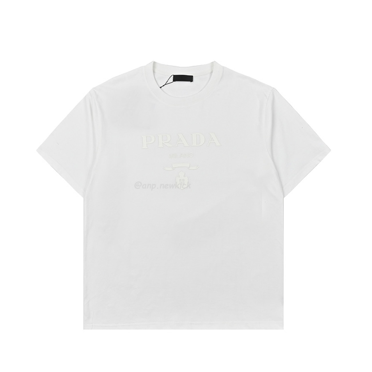 Prada Raised Logo Round Neck T Shirt (3) - www.kitistry.com Prada Raised Logo Round Neck T Shirt (3) - www.kitistry.com