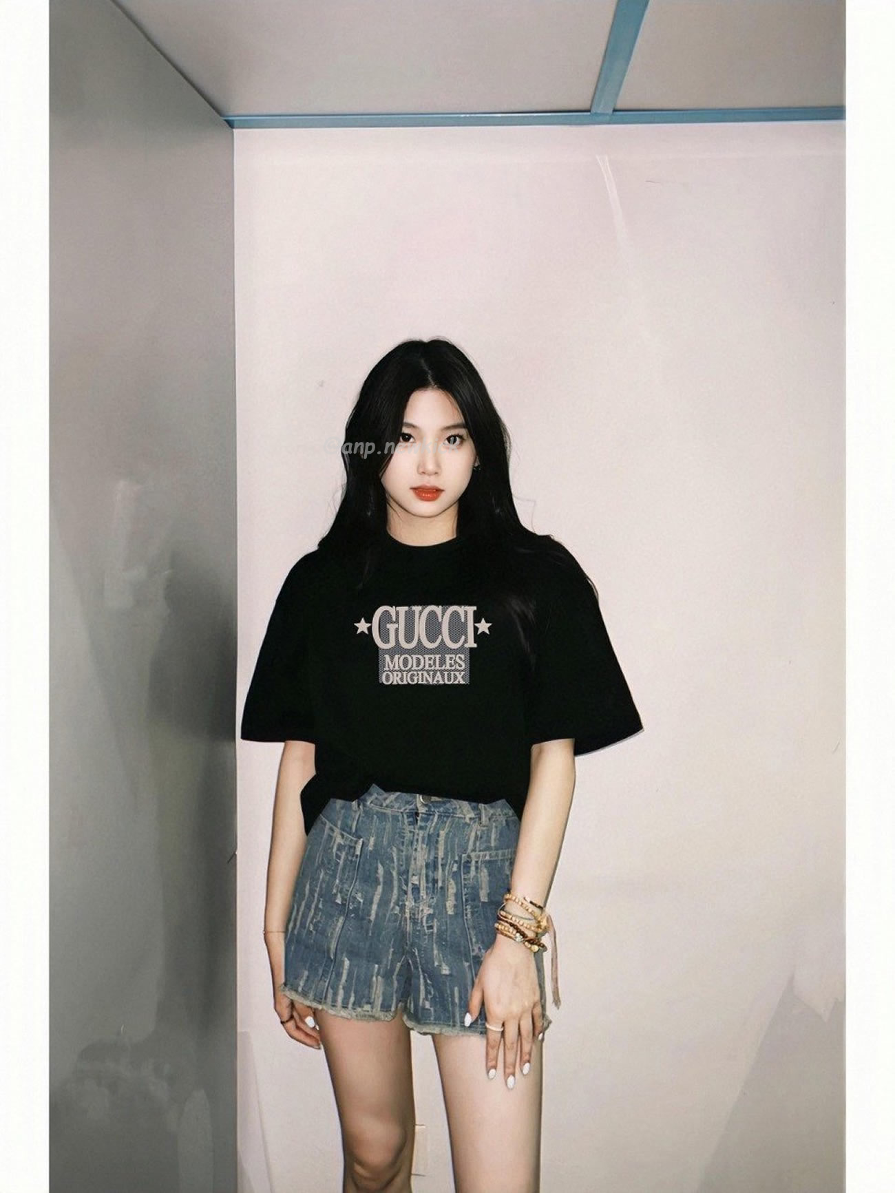 Gucci 24ss Star Tag G Letter Printed Short Sleeved T Shirt (12) - www.kitistry.com Gucci 24ss Star Tag G Letter Printed Short Sleeved T Shirt (12) - www.kitistry.com