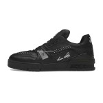 Louis Vuitton LV Trainer Black White Calf Leather 1ADDBY