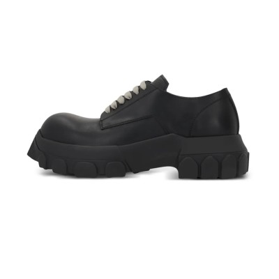 Rick Owens Mega Tractor Derby Shoes Black