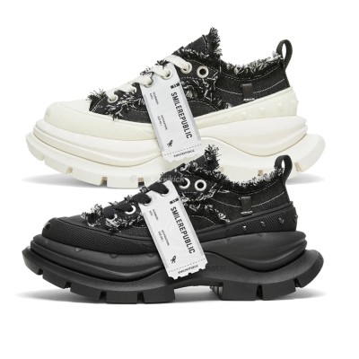 Smile Republic 2.0 Classic Black White Low Top Sneaker