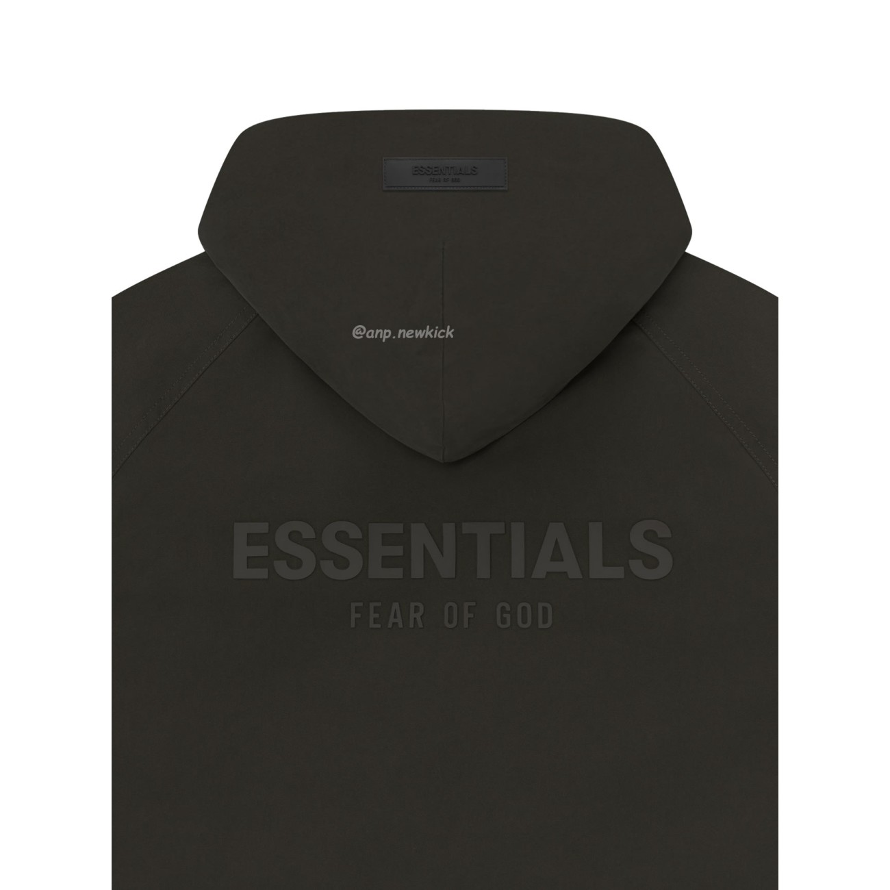 FEAR OF GOD ESSENTIALS FOG 23FW Zipper hooded cotton jacket brown black elephant white S-XL