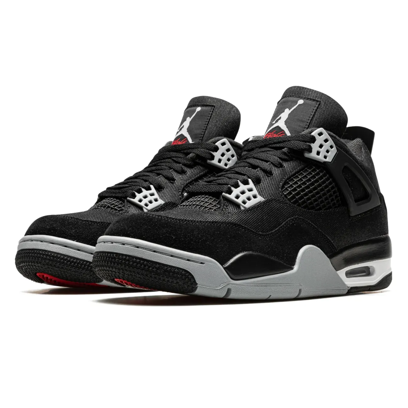 Air Jordan 4 "Black Canvas" Big Size DH7138 006