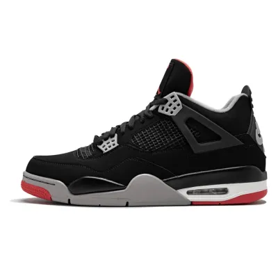 Air Jordan 4 Retro "Bred 2019" Big Size 308497 060