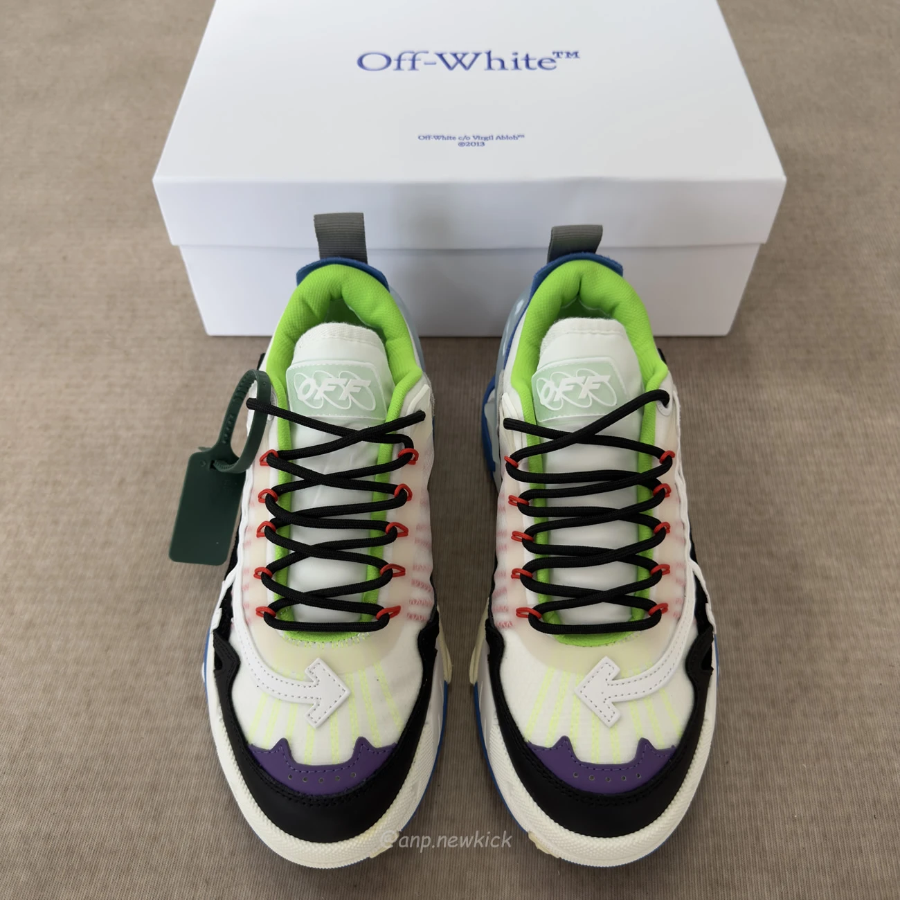 OFF-WHITE Odsy-2000 White Black Blue OMIA190S22FAB0010145