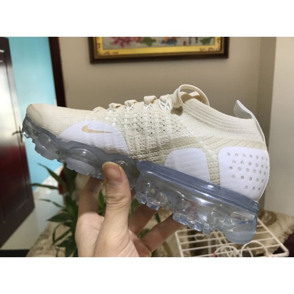 Wmns Nike Air VaporMax Flyknit 2.0 Light Cream 942843-201