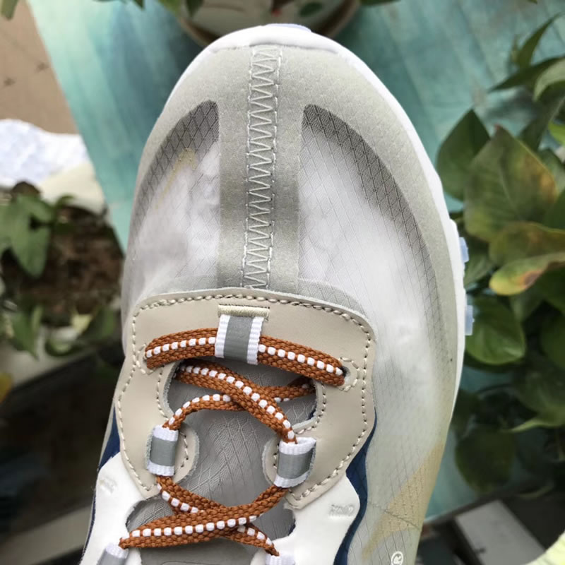 Undercover x Nike Epic React Element 87 Army Green/Navy-White AQ1813-341