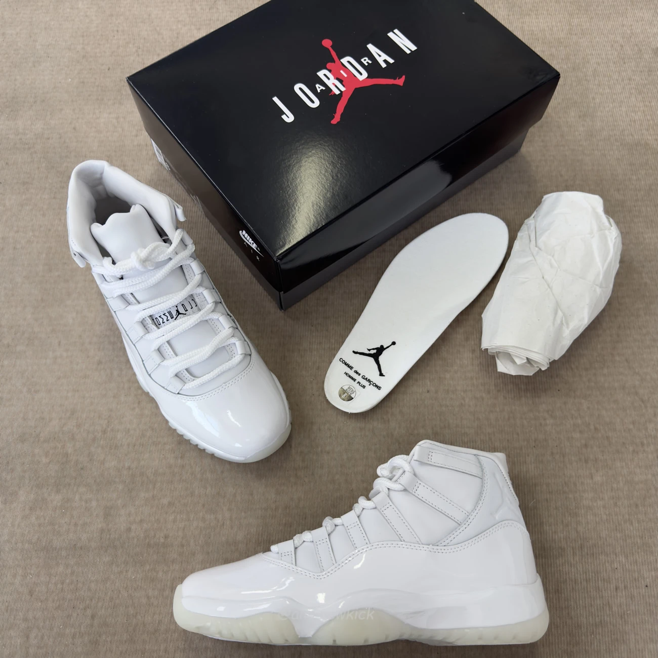 Air Jordan 11 Retro Comme Des Garcons Homme Plus White Iv7639 100 (7) - www.kitistry.com
