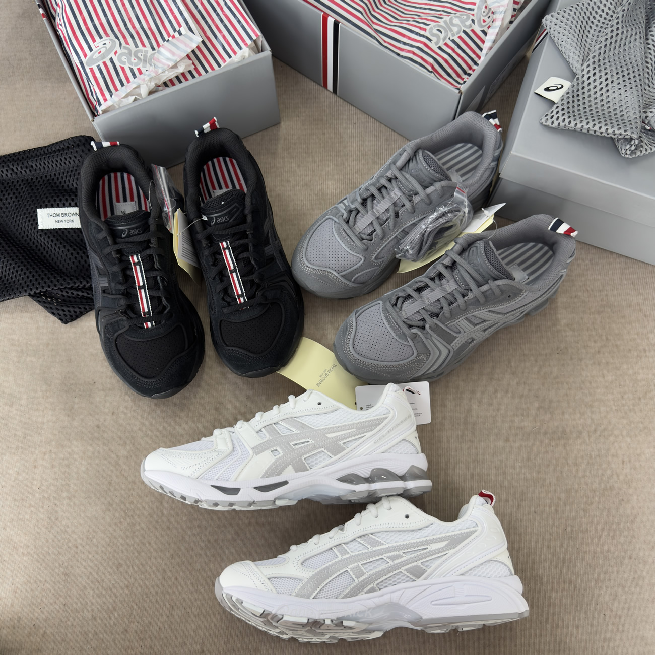 Asics Gel Kayano 14 Thom Browne Grey Mens Wear 1203b110 020 (10) - www.kitistry.com