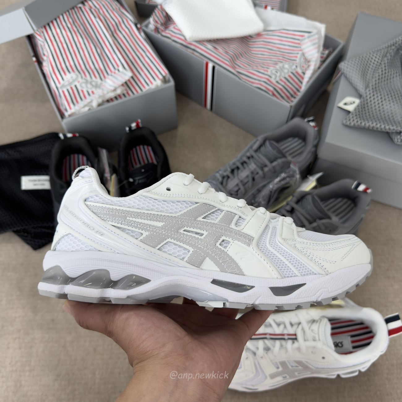 Asics Gel Kayano 14 Thom Browne Grey Mens Wear 1203b110 020 (12) - www.kitistry.com