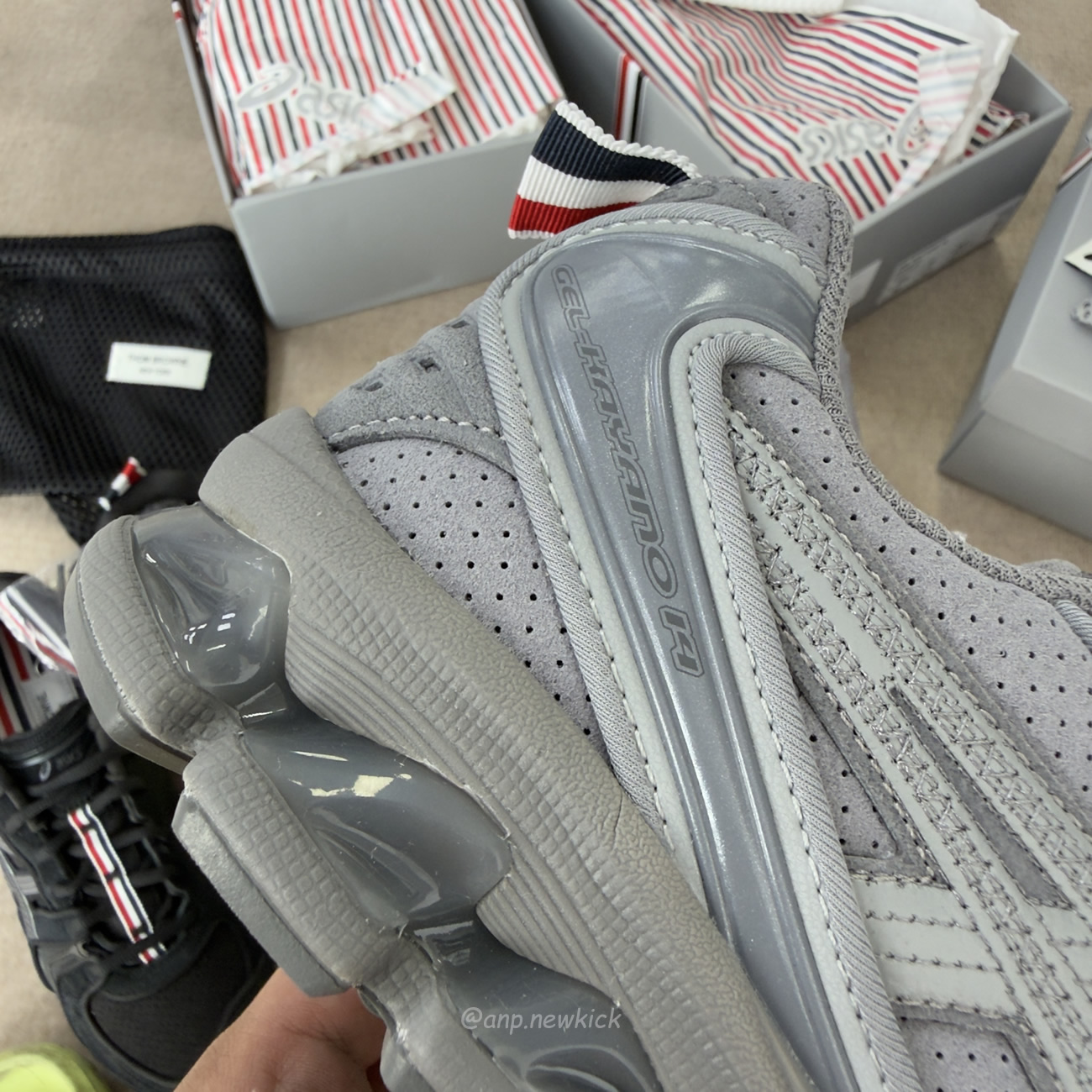 Asics Gel Kayano 14 Thom Browne Grey Mens Wear 1203b110 020 (14) - www.kitistry.com