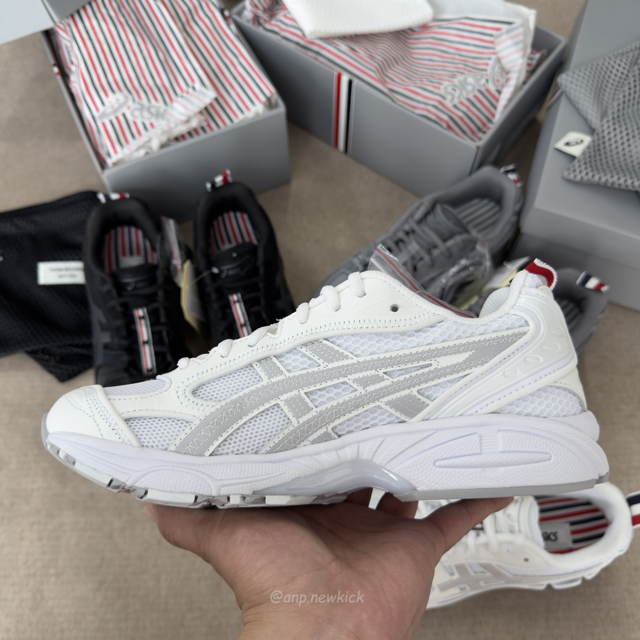 Asics Gel Kayano 14 Thom Browne Grey Mens Wear 1203b110 020 (3) - www.kitistry.com