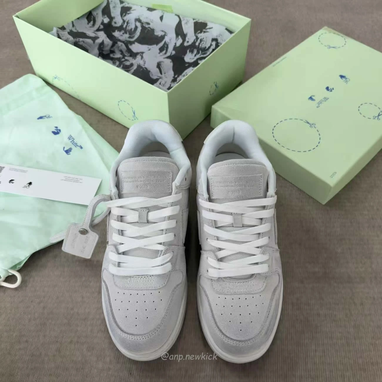 Off White Out Of Office Ooo Low Tops Vintage Suede Destressed White Omia189f22lea0120101 (6) - www.kitistry.com