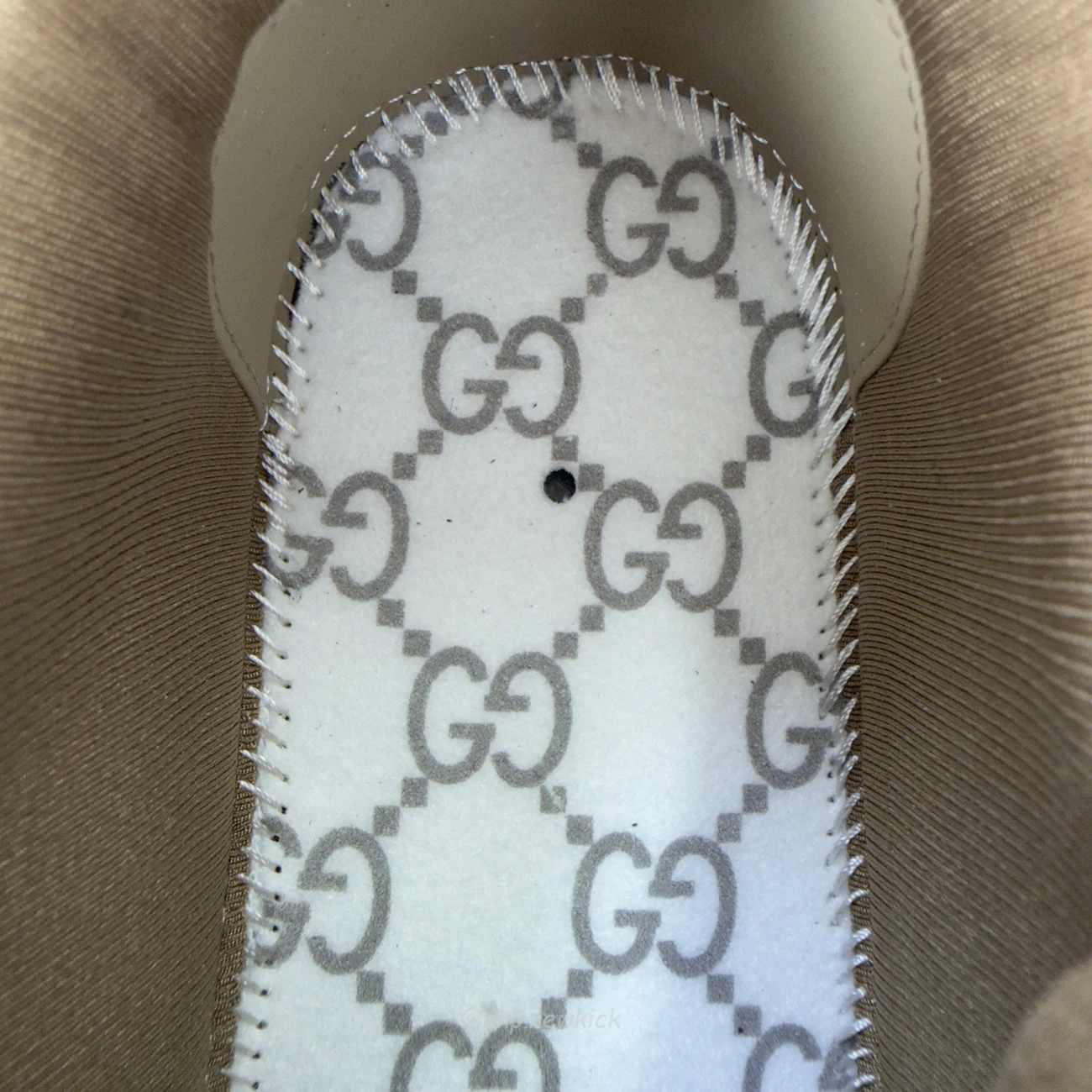Gucci Cub3d Sneaker Light Grey White Brown Demetra 819709 Faebe 2847 (11) - www.kitistry.com