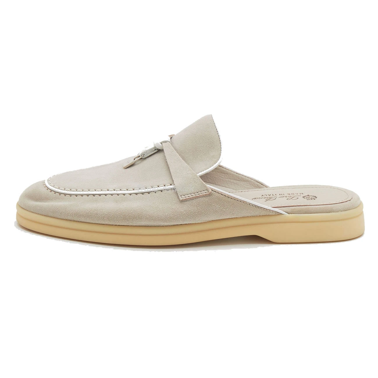 Loro Piana Slip On Almond Toe White (1) - www.kitistry.com Loro Piana Slip On Almond Toe White (1) - www.kitistry.com